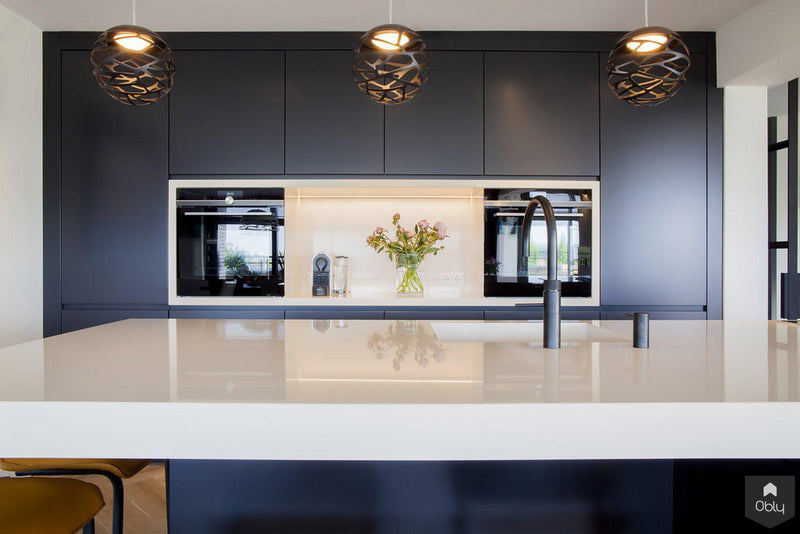 Moderne keuken in antraciet-Wood Creations-alle,Keuken-OBLY