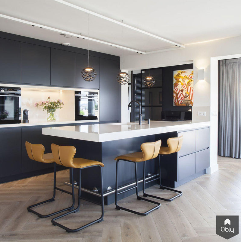 Moderne keuken in antraciet-Wood Creations-alle,Keuken-OBLY