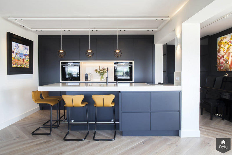 Moderne keuken in antraciet-Wood Creations-alle,Keuken-OBLY
