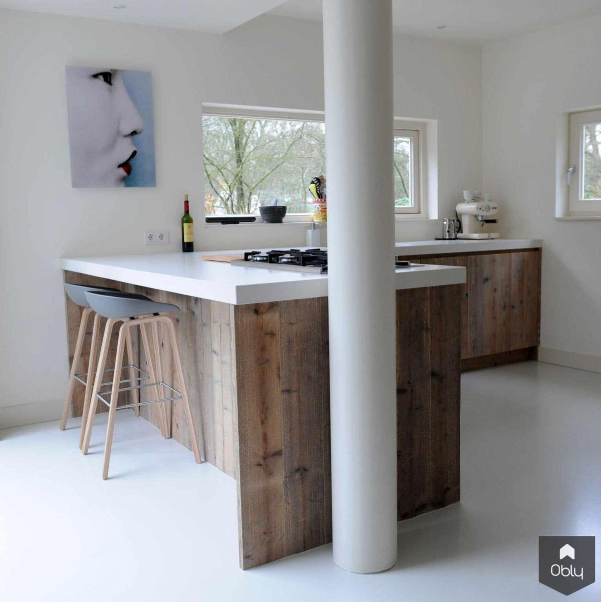 Moderne keuken met hergebruikt hout en maatwerk-Restyle-XL-alle,Keuken-Moderne keuken met hergebruikt hout | Restyle-XL-OBLY
