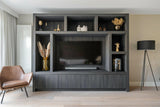 Moderne keuken met houtlook-Keukenstudio Stormink-Keuken-OBLY