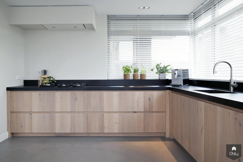 Moderne keuken nieuwbouwhuis-Wood Creations-alle,Keuken-OBLY