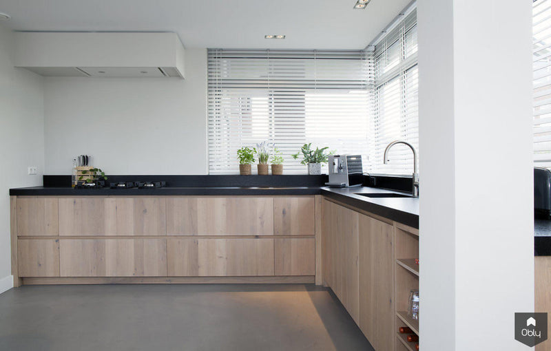 Moderne keuken nieuwbouwhuis-Wood Creations-alle,Keuken-OBLY