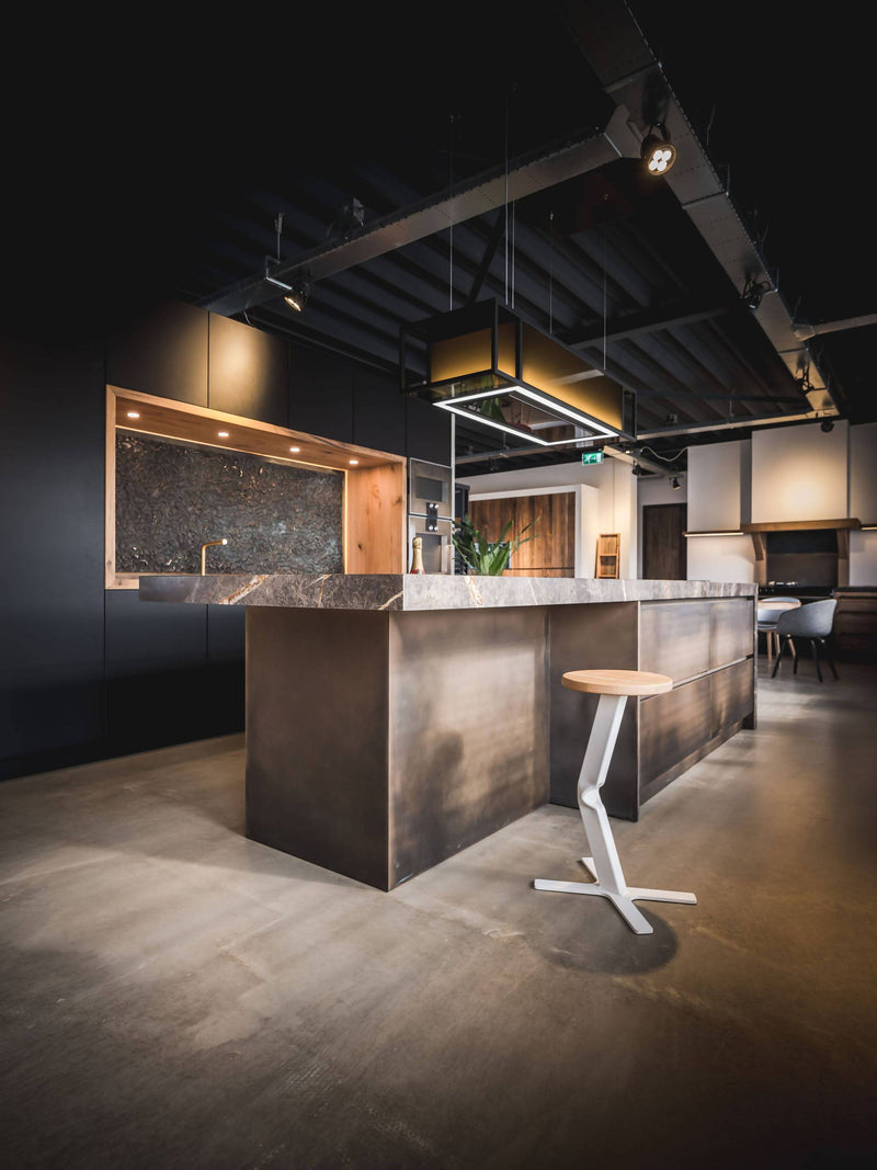 Moderne luxe keuken met marmer keukenblad-OBLY-alle,Keuken-Moderne luxe keuken met marmer keukenblad-OBLY