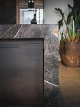 Moderne luxe keuken met marmer keukenblad-Restyle-XL-alle,Keuken-Moderne luxe keuken met marmer keukenblad-OBLY