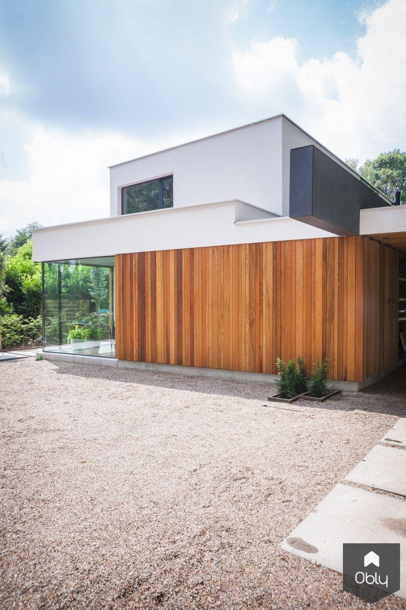 Moderne nieuwbouw villa red cedar-Benerink Architecten-alle,Exterieur vrijstaand-OBLY