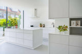 Moderne renovatie jaren 50 tussenwoning-Jaren 30 architect-Woonkamer-OBLY