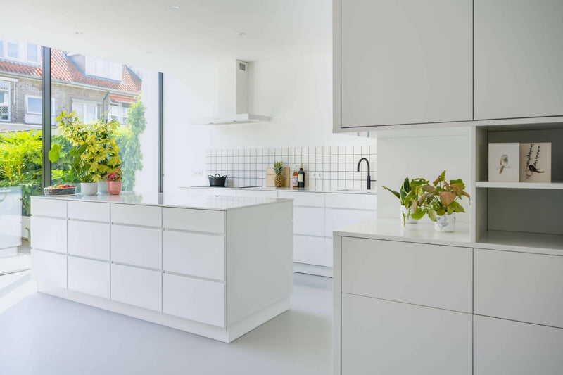 Moderne renovatie jaren 50 tussenwoning-Jaren 30 architect-Woonkamer-OBLY