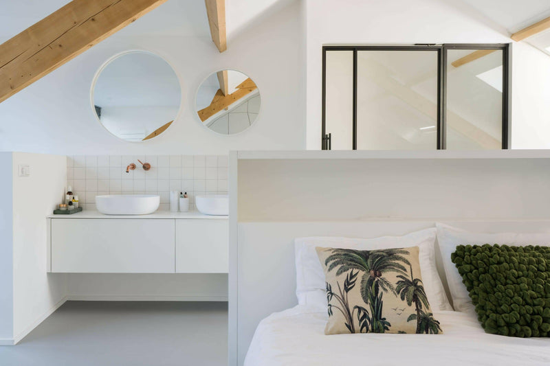 Moderne renovatie jaren 50 tussenwoning-Jaren 30 architect-Woonkamer-OBLY