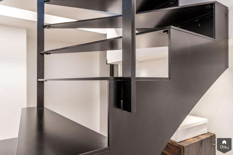 Moderne stalen trap-Van Bruchem Staircases-alle,Entree hal trap-OBLY