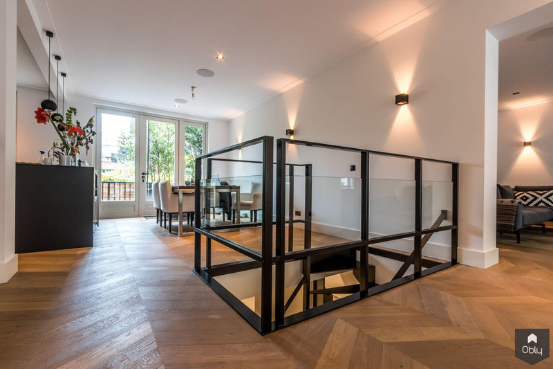 Moderne stalen trap-Van Bruchem Staircases-alle,Entree hal trap-OBLY