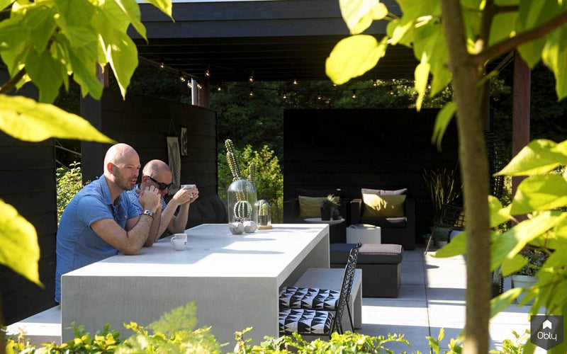 Moderne tuin in het groen-Stoop Tuinen-alle,Tuinen-OBLY