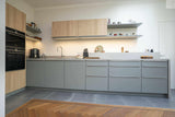 Moderne uitbouw met een compacte keuken-VINK KEUKENS-keuken-Moderne uitbouw met een compacte keuken-OBLY