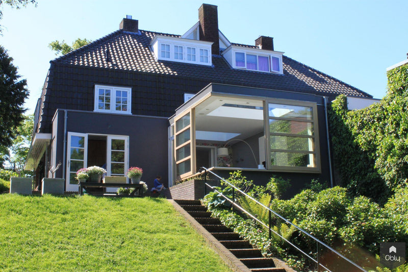 Moderne uitbouw van traditionele woning-Bröring architectuur BNA-alle,Eetkamer-OBLY