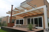 Moderne veranda van hout en staal-Bröring architectuur BNA-Aanbouw,alle-OBLY