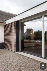 Moderne verbinding boerderij en schuur-Bob Romijnders Architectuur - Interieur-Aanbouw,alle-OBLY
