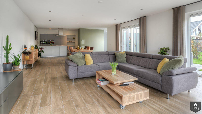 Moderne villa met stucwerk en baksteen-lab-R architectenbureau-alle,Exterieur vrijstaand-OBLY