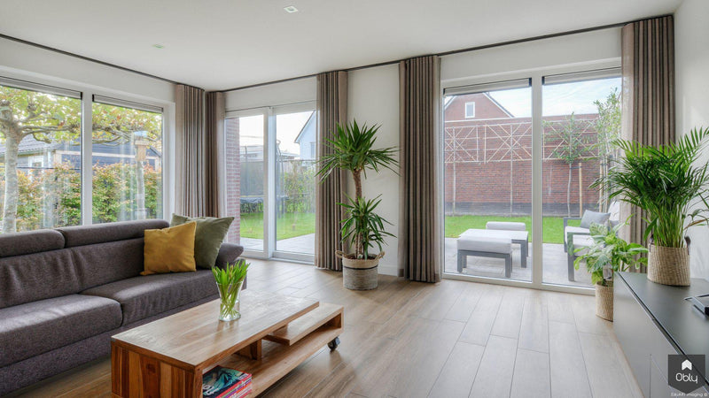 Moderne villa met stucwerk en baksteen-lab-R architectenbureau-alle,Exterieur vrijstaand-OBLY
