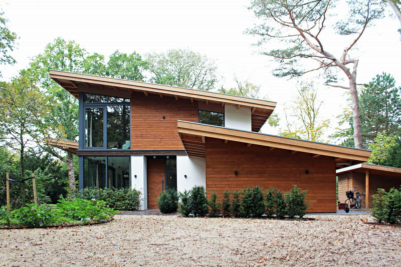Moderne villa van glas en hout-Architectenbureau Lighthouse Living-Keuken-OBLY