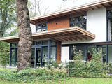 Moderne villa van glas en hout-Architectenbureau Lighthouse Living-Keuken-OBLY