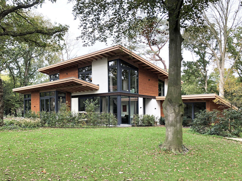 Moderne villa van glas en hout-Architectenbureau Lighthouse Living-Keuken-OBLY