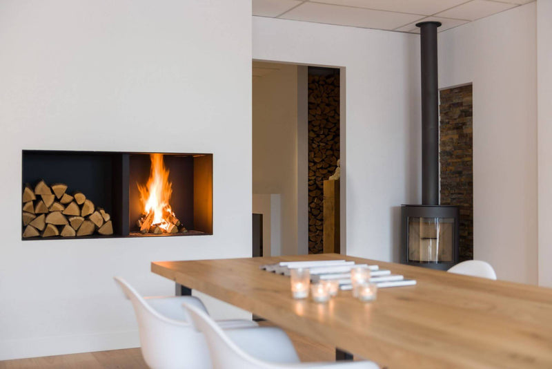 Moderne witte haardwand-Match vuur & Interieur-alle,Woonkamer-Moderne witte haardwand | OBLY.com-OBLY