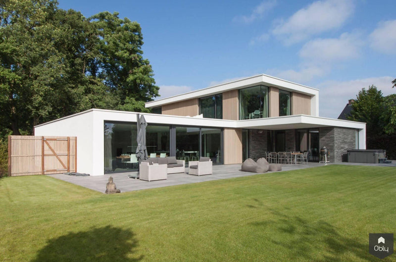 Moderne witte villa-Spanjers Architect-alle,Exterieur vrijstaand,Vrijstaand-Moderne witte villa | OBLY.com-OBLY