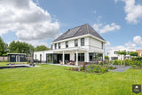 Moderne zwart wit villa-Verswijver Interieurconcepten-alle,Badkamer,Exterieur vrijstaand,Keuken,Tuinen,Vrijstaand,Woonkamer-Moderne zwart wit villa | OBLY.com-OBLY