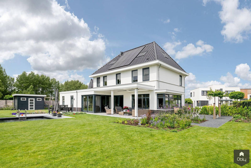 Moderne zwart wit villa-Verswijver Interieurconcepten-alle,Badkamer,Exterieur vrijstaand,Keuken,Tuinen,Vrijstaand,Woonkamer-Moderne zwart wit villa | OBLY.com-OBLY