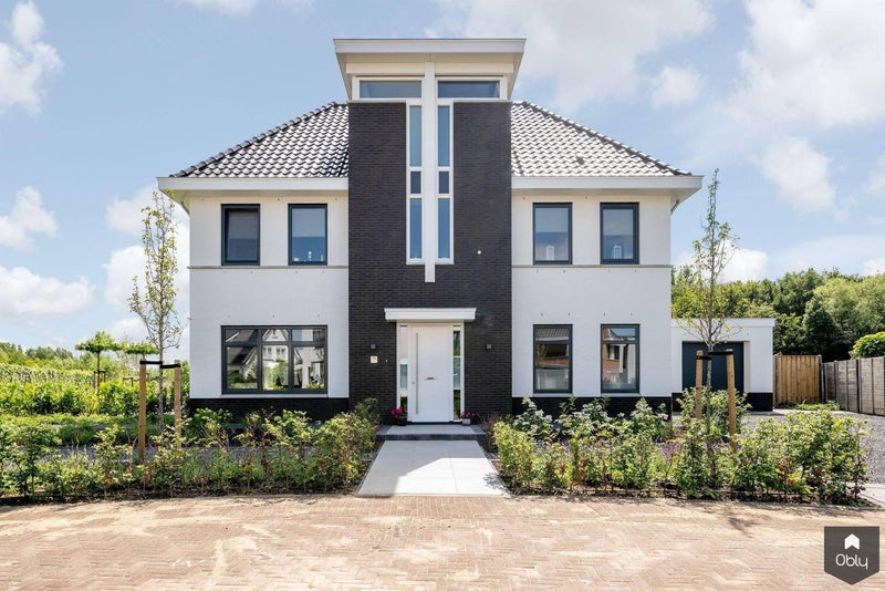 Moderne zwart wit villa-Verswijver Interieurconcepten-alle,Badkamer,Exterieur vrijstaand,Keuken,Tuinen,Vrijstaand,Woonkamer-Moderne zwart wit villa | OBLY.com-OBLY