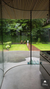 MoreFloors - Vrijstaande Villa met mooie combinatie woonbeton/ verouderde tapis visgraat vloer-MoreFloors-Aanbouw,alle-OBLY