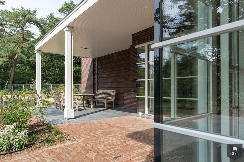 Nieuwbouw duurzame jaren '30 villa-Kraal architecten-alle,Exterieur vrijstaand-OBLY