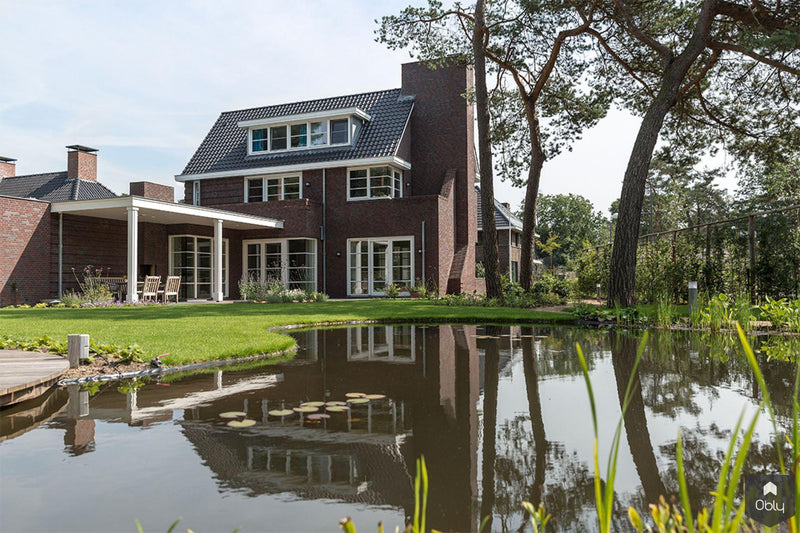 Nieuwbouw duurzame jaren '30 villa-Kraal architecten-alle,Exterieur vrijstaand-OBLY