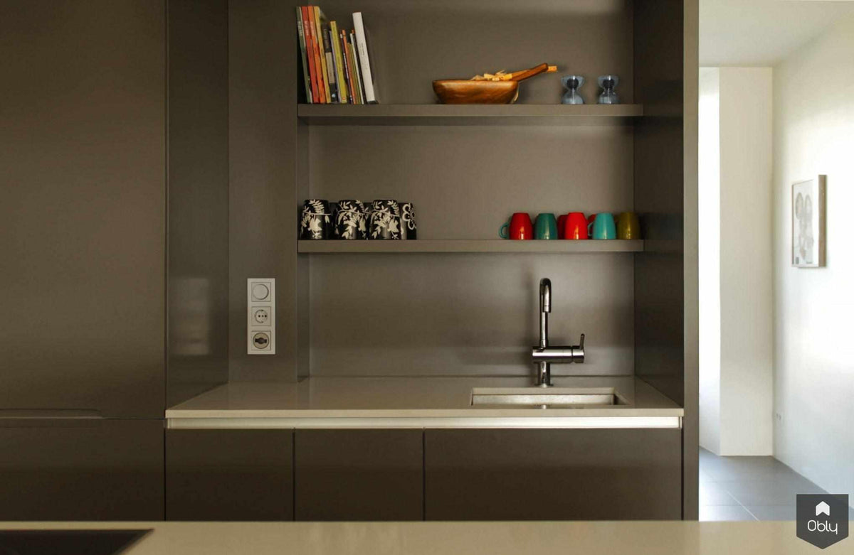 Nieuwbouw project Tilburg-VEVS Interior Design-alle,Centrale keuken,Functioneel design,Keuken,Moderne indeling,Nieuwbouw woning-OBLY