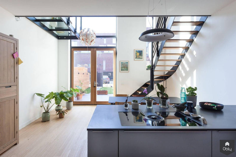 Ontwerp eigentijds herenhuis-HOYT Architecten & Bouwmanagers-alle,Woonkamer-Ontwerp eigentijds herenhuis | OBLY.com-OBLY