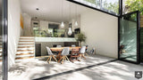 Ontwerp mondaine stadswoning-BNLA architecten-Aanbouw,alle-OBLY