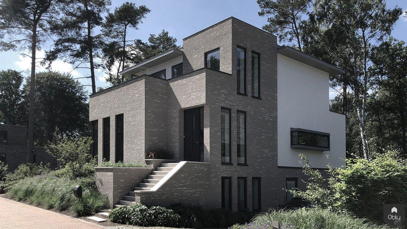Ontwerp vrijstaande woning in bos-DdP-Architectuur-alle,Exterieur vrijstaand-OBLY