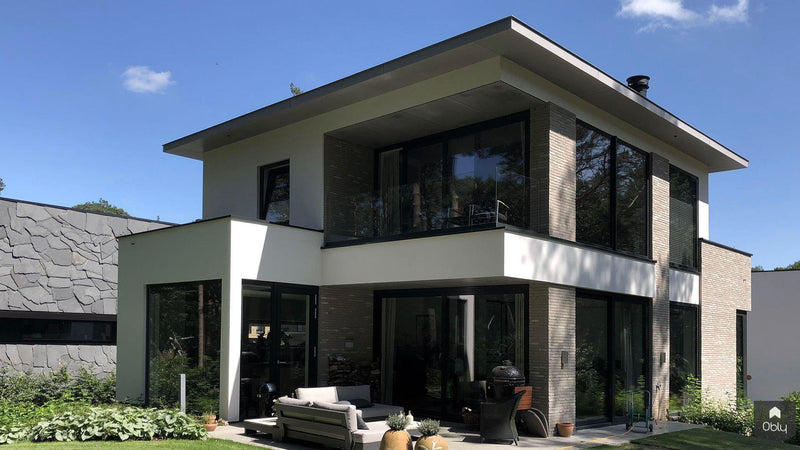 Ontwerp vrijstaande woning in bos-DdP-Architectuur-alle,Exterieur vrijstaand-OBLY