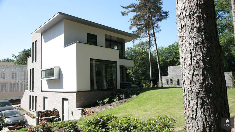 Ontwerp vrijstaande woning in bos-DdP-Architectuur-alle,Exterieur vrijstaand-OBLY