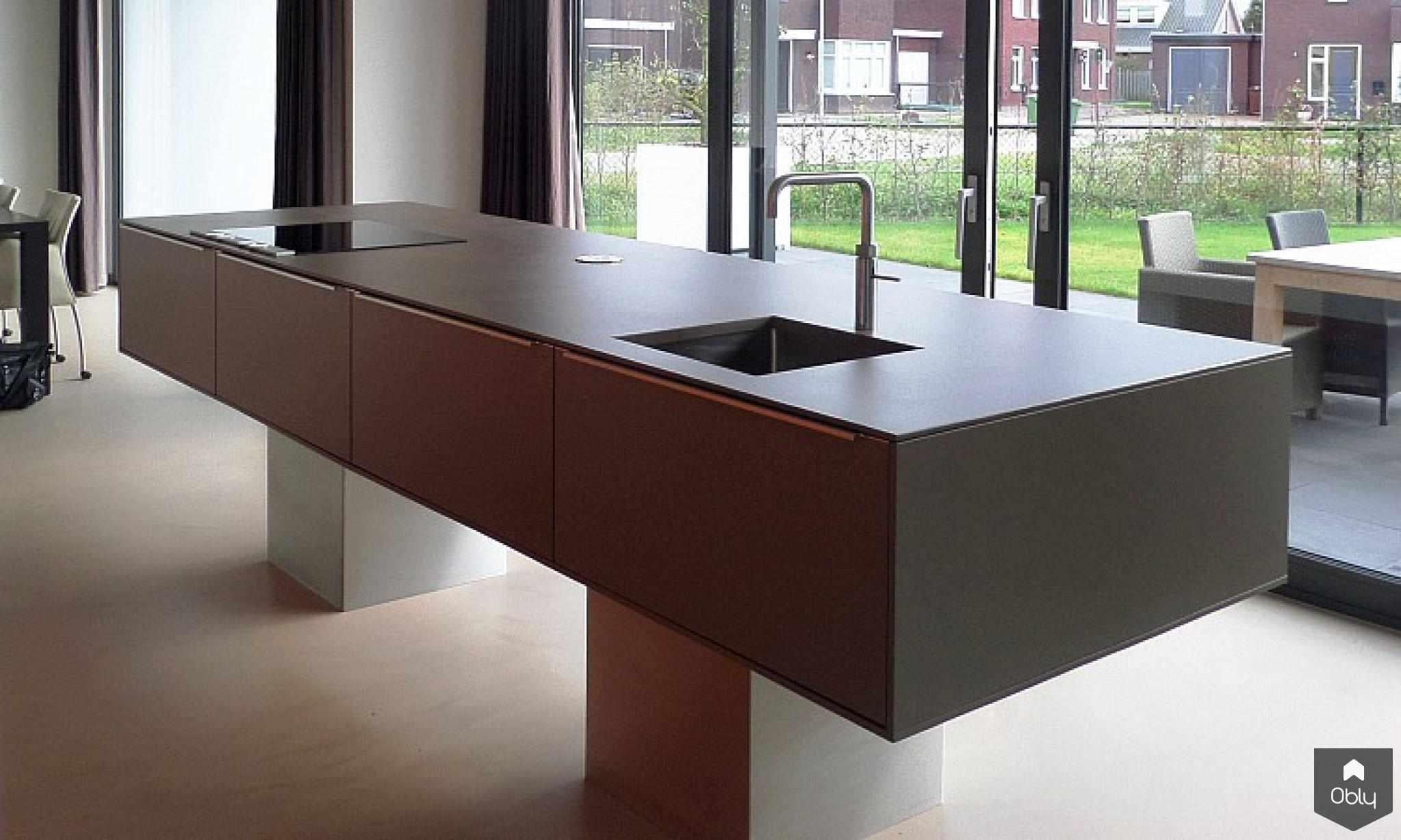 Open Keuken met zicht op Tuin-Keukenarchitectuur Midden Brabant-alle,Keuken-OBLY