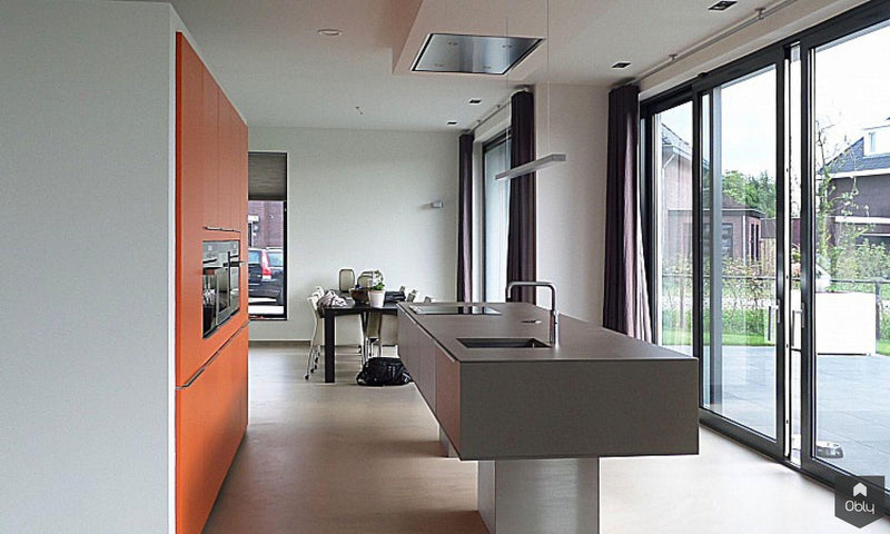 Open Keuken met zicht op Tuin-Keukenarchitectuur Midden Brabant-alle,Keuken-OBLY