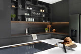 PERFECT MAATWERK-Stijn de Ruyter Interieurarchitectuur-blauw staal,design keuken,haard,hout,interieur design,kastindeling,keuken,keuken ontwerp,luxe keuken,maatwerk keuken,minimalistisch,moderne keuken,moeras eik,op maat gemaakt,open vakkenkast,perfect maatwerk,strak design,warme materialen,woonkeuken-Perfect maatwerk keuken-OBLY