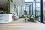 Parketvloer rustiek eiken-Vloerenhuis Amsterdam-Eetkamer-Rustiek eiken parketvloer-OBLY