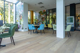 Parketvloer rustiek eiken-Vloerenhuis Amsterdam-Eetkamer-Rustiek eiken parketvloer-OBLY