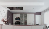 RVS keuken met wit hoogglans-Keukenarchitectuur Midden Brabant-alle,Keuken-OBLY