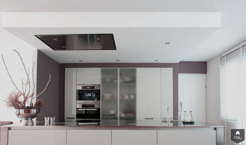 RVS keuken met wit hoogglans-Keukenarchitectuur Midden Brabant-alle,Keuken-OBLY