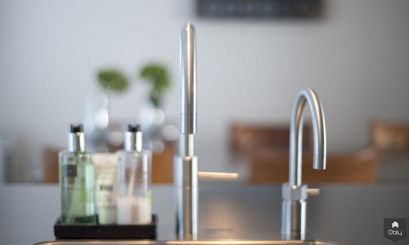 RVS keuken met wit hoogglans-Keukenarchitectuur Midden Brabant-alle,Keuken-OBLY