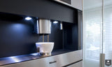 RVS keuken met wit hoogglans-Keukenarchitectuur Midden Brabant-alle,Keuken-OBLY