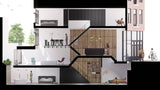 Renovatie designhuis aan de gracht-BNLA architecten-alle,Keuken,Woonkamer- Renovatie designhuis aan de gracht | OBLY.com-OBLY