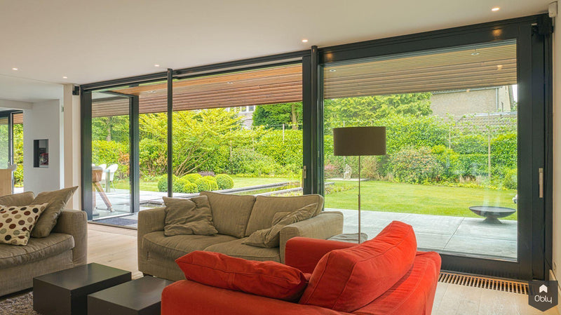 Renovatie en verbouwing villa in Ruitersbos-Van Os Architecten-alle,Woonkamer-OBLY